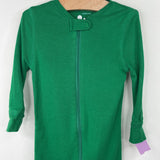 Size 12-18m: Primary Green Zip Up 1pc PJs