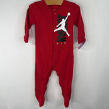 Size 9m: Air Jordan Red 1pc Footy PJs