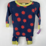 Size 18m (80) Hanna Andersson Navy/Red Stars 2pc PJs