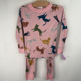 Size 3 (90) Hanna Andersson Pink Leopard 2pc PJs