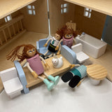 Teamson Kids Wooden Take Along Doll House Set
