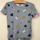 Size 8: Janie & Jack Blue Star Wars Short Sleeve 2pc PJs