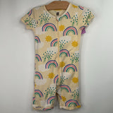 Size 3: Tea Yellow Weather Print 1pc Shorty PJs