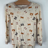 Size 4: Milkberry Creme Animal 2pc PJs