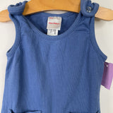 Size 6-12m (70): Hanna Andersson Blue Romper