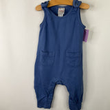 Size 6-12m (70): Hanna Andersson Blue Romper