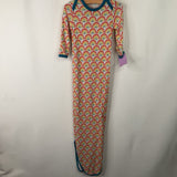 Size NB: Little Sleepies White/Rainbow Night Gown