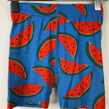 Size 5 (110): Hanna Andersson Blue/Red Watermelon Shorty 2pc Pjs