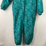Size 2: Jan & Jul Teal Summer Camp Fleece Lined Rain Suit