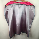 Size OS: Pink/Silver Reversible Supergirl Cape