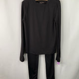 Size 8-10: CuddlDuds Black 2pc PJs