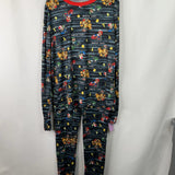 Size 10-12: CuddlDuds Grey Mario Kart Themed 2pc PJs