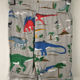 Size 3: Mini Boden Grey/Colorful Dinosaur Print Shorty 2pc PJs
