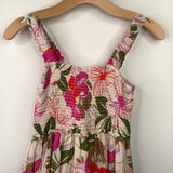 Size 12: Gap Creme Colorful Floral Tank Dress