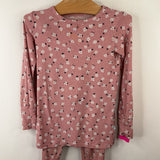 Size 4: Posh Peanut Pink/White Floral 2pc PJs