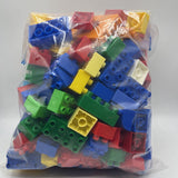 2 Gallon Bag Of Assorted Mega Blocks (Duplo Building Block Dupe)