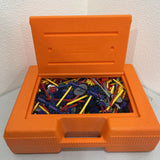 K'nex Assorted Building Set Large Orange Container