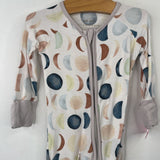 Size 0-3m: Little Sleepies WHite/Colorful Shapes Print 1pc PJs