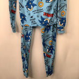 Size 10: Sonic the Hedgehog Blue/Red 2pc Pjs