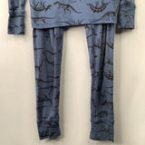Size 10:GAP Blue/Black Dinosaurs 2pc Pjs