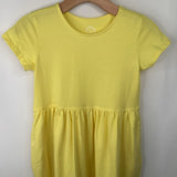 Size 8-9: Primary Yellow Short Sleeve Dress