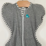 Size S: Love To Dream Grey/White Swaddle