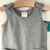 Size 3-6m (60): Hanna Andersson Grey Tank Romper