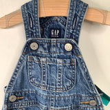 Size 0-3m: Gap Blue Denim Overalls