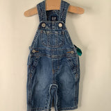 Size 0-3m: Gap Blue Denim Overalls