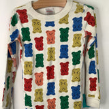 Size 5 (110): Hanna Andersson Colorful Gummy Bears 2pc PJs