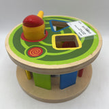 Wooden Colorful Shape Sorter Wheel